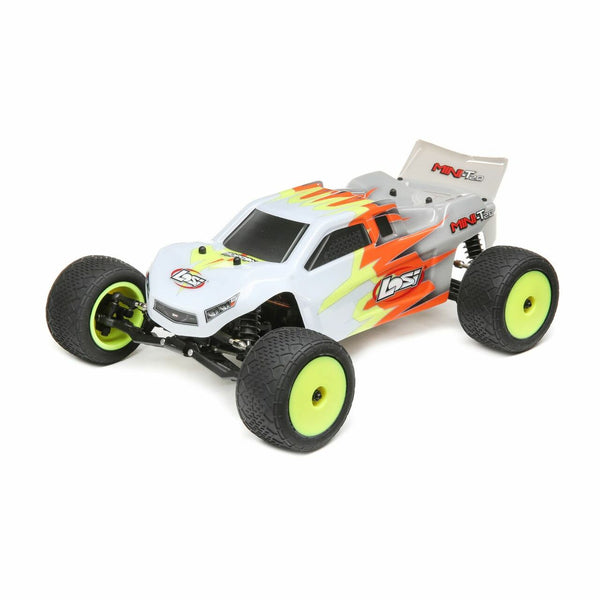 Losi LOS01015t3 1/18 Mini-T 2.0 2wd Stadium Truck RTR, Grey/white