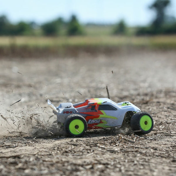 Losi LOS01015t3 1/18 Mini-T 2.0 2wd Stadium Truck RTR, Grey/white