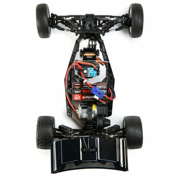 Losi LOS01016T2 Mini-B, Brushed, RTR: 1/16 2WD Buggy, Black/White