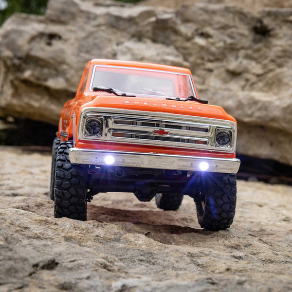 Axial 1/24 SCX24 1967 Chevrolet C10 4WD Brushed Truck RTR, Orange