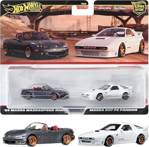 Hot Wheels PREMIUM Mazda 2 pc set