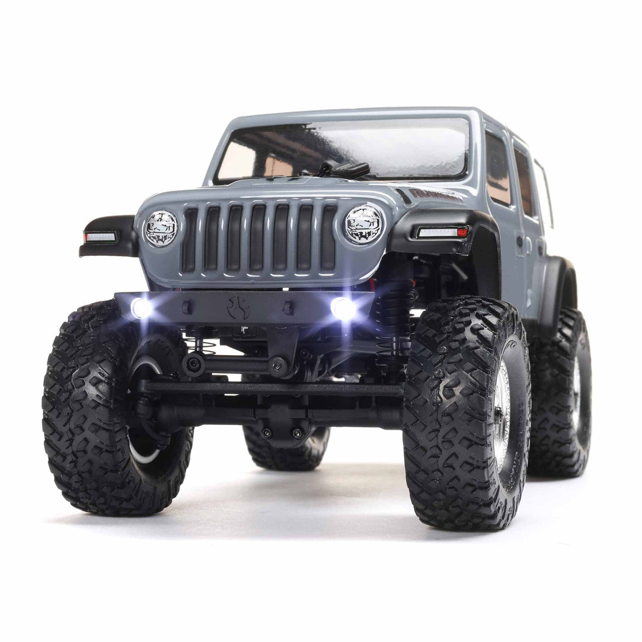 Axial 1/24 SCX24 Jeep Wrangler JLU 4X4 Rock Crawler Brushed RTR, Gray # AXI00002V3T3