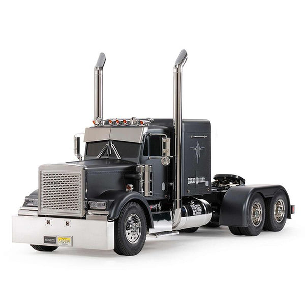 1/14 Grand Hauler 10X8 Semi Tractor Kit, Matte Black RTR (Ready To Run